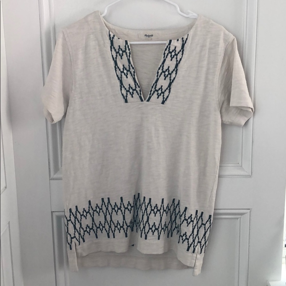 MADEWELL Top with Embroidery